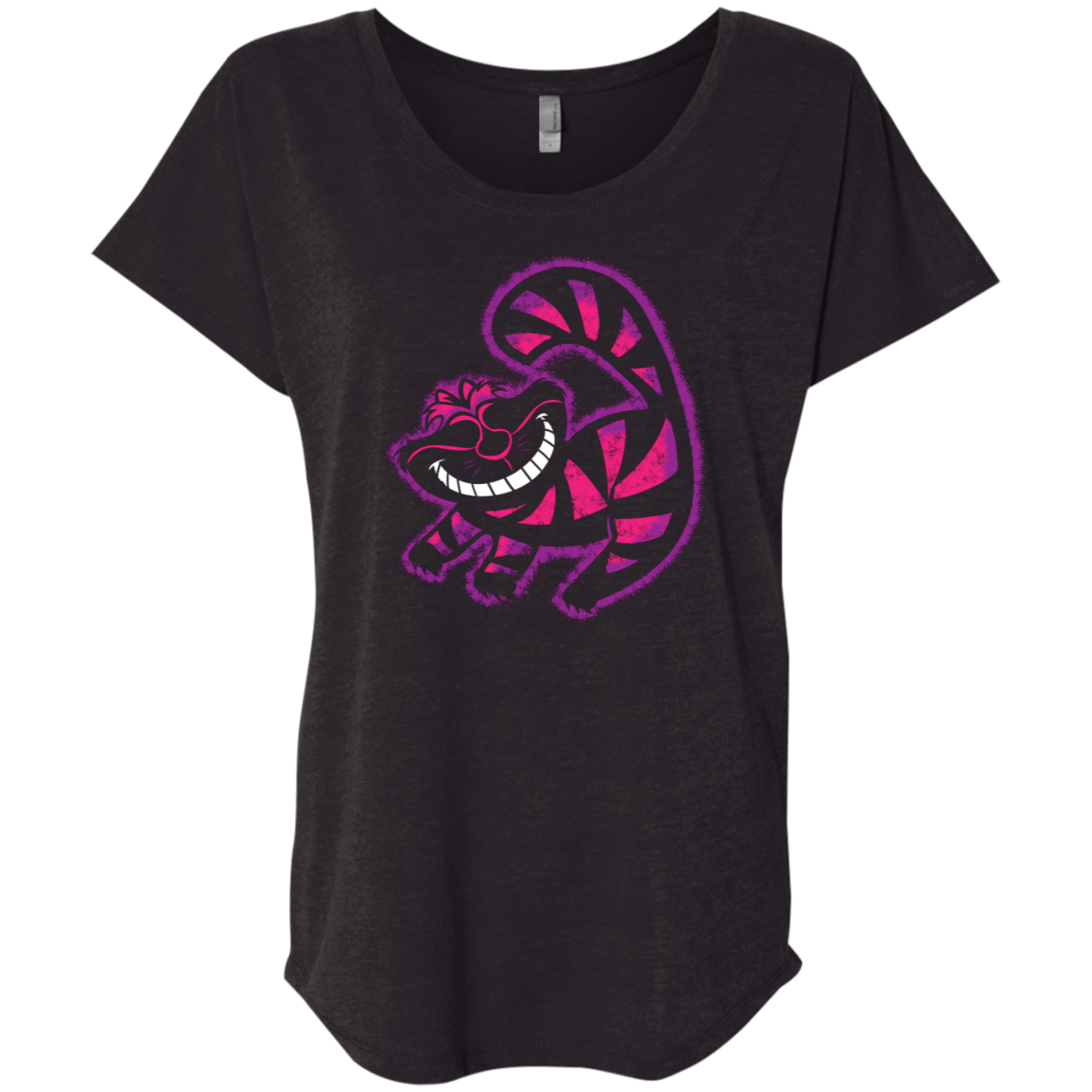 T-Shirts Vintage Black / X-Small Chechire King Triblend Dolman Sleeve