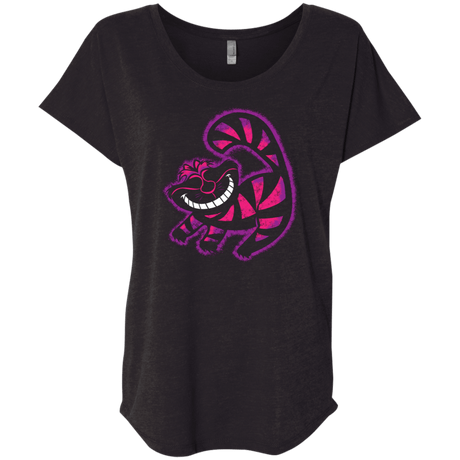 T-Shirts Vintage Black / X-Small Chechire King Triblend Dolman Sleeve