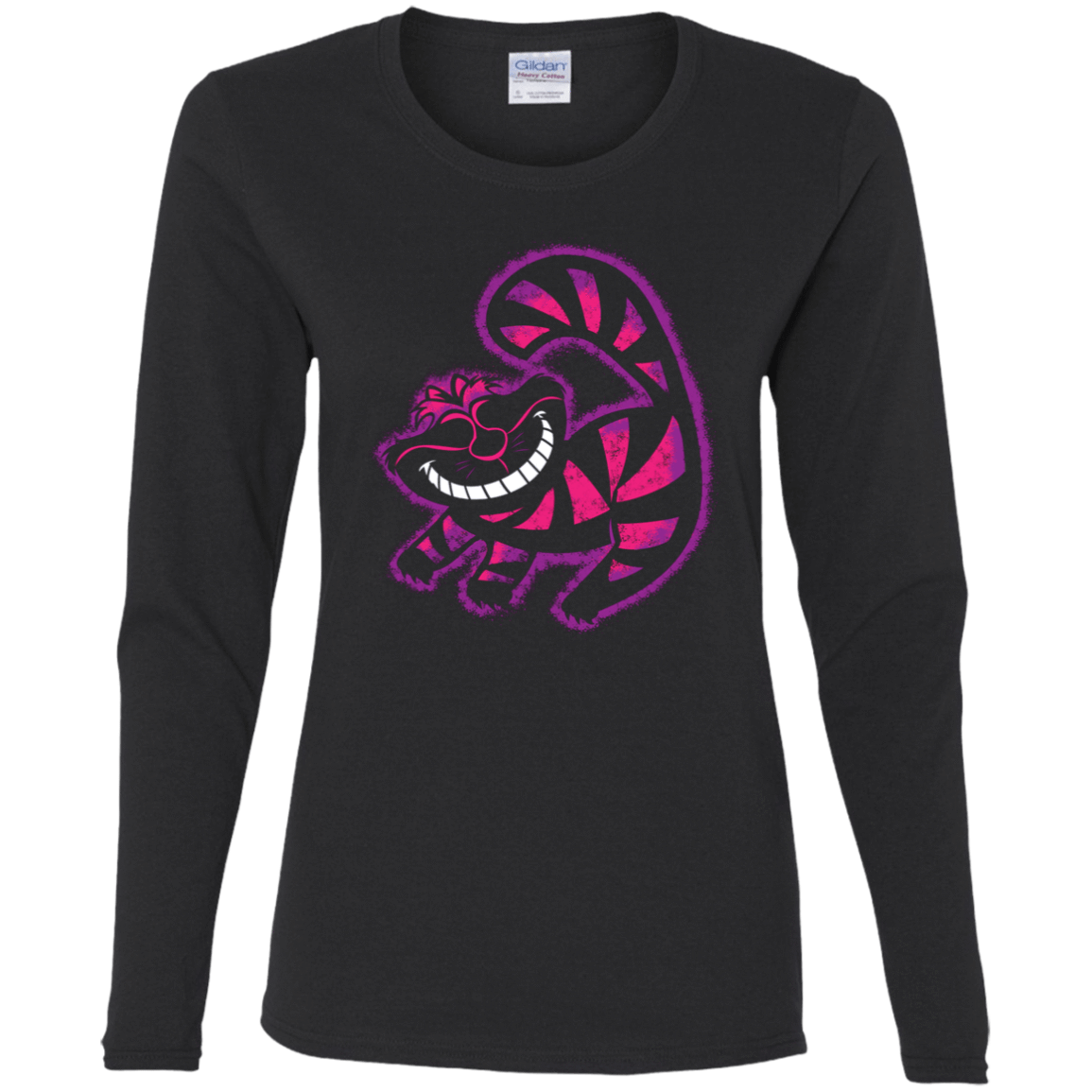 T-Shirts Black / S Chechire King Women's Long Sleeve T-Shirt