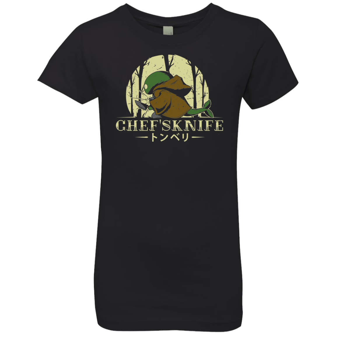 T-Shirts Black / YXS Chef's Knife Girls Premium T-Shirt
