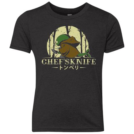 T-Shirts Vintage Black / YXS Chef's Knife Youth Triblend T-Shirt