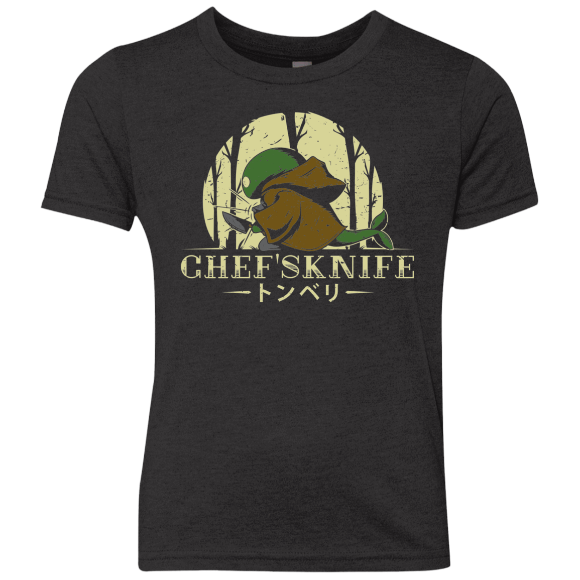 T-Shirts Vintage Black / YXS Chef's Knife Youth Triblend T-Shirt