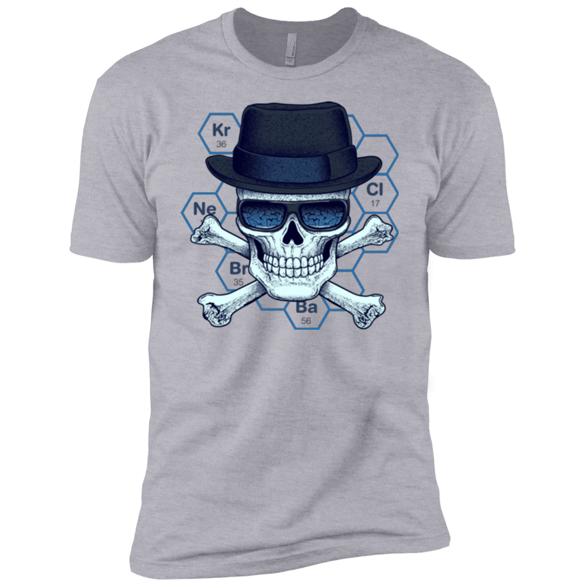 T-Shirts Heather Grey / YXS Chemical head Boys Premium T-Shirt