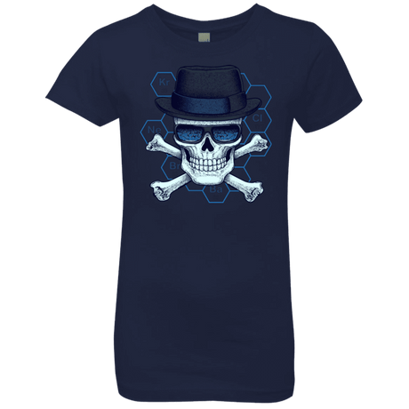 T-Shirts Midnight Navy / YXS Chemical head Girls Premium T-Shirt