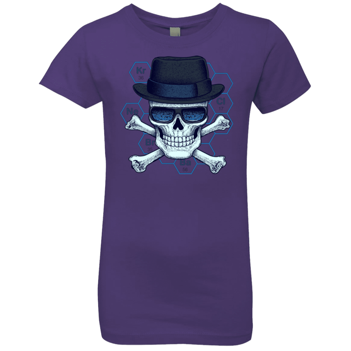 T-Shirts Purple Rush / YXS Chemical head Girls Premium T-Shirt