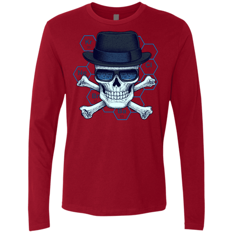 T-Shirts Cardinal / Small Chemical head Men's Premium Long Sleeve