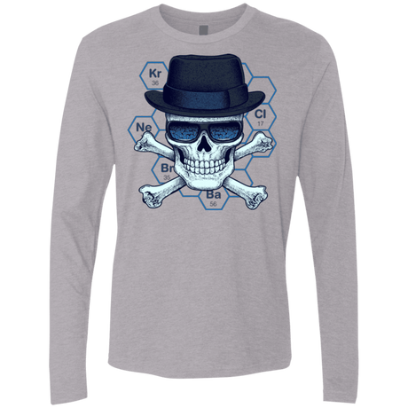 T-Shirts Heather Grey / Small Chemical head Men's Premium Long Sleeve