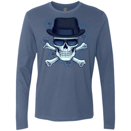 T-Shirts Indigo / Small Chemical head Men's Premium Long Sleeve