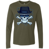 T-Shirts Military Green / Small Chemical head Men's Premium Long Sleeve