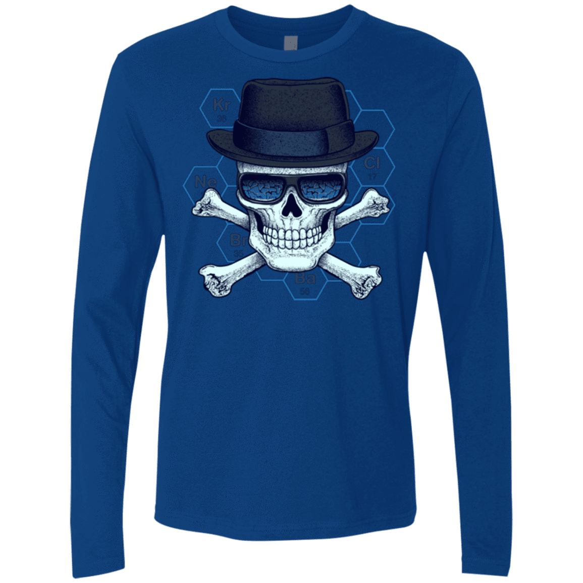 T-Shirts Royal / Small Chemical head Men's Premium Long Sleeve