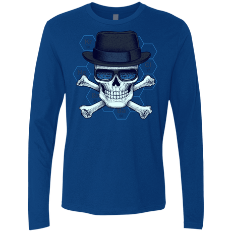 T-Shirts Royal / Small Chemical head Men's Premium Long Sleeve