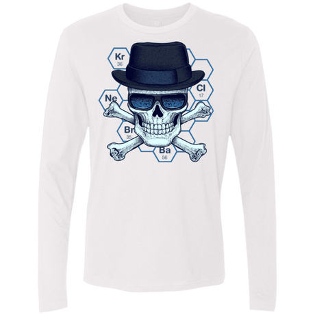 T-Shirts White / Small Chemical head Men's Premium Long Sleeve