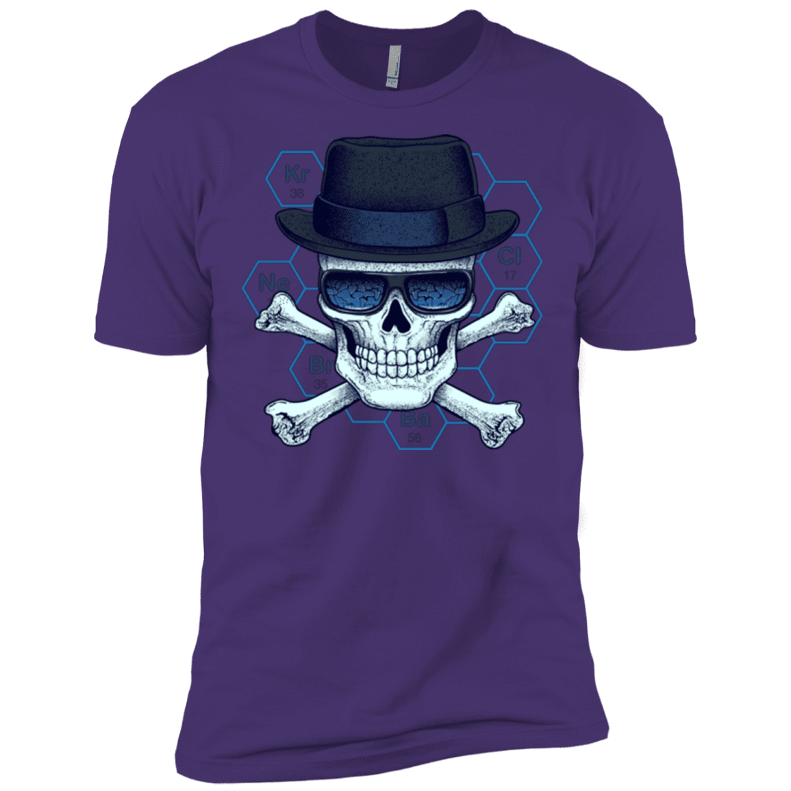 T-Shirts Purple / X-Small Chemical head Men's Premium T-Shirt