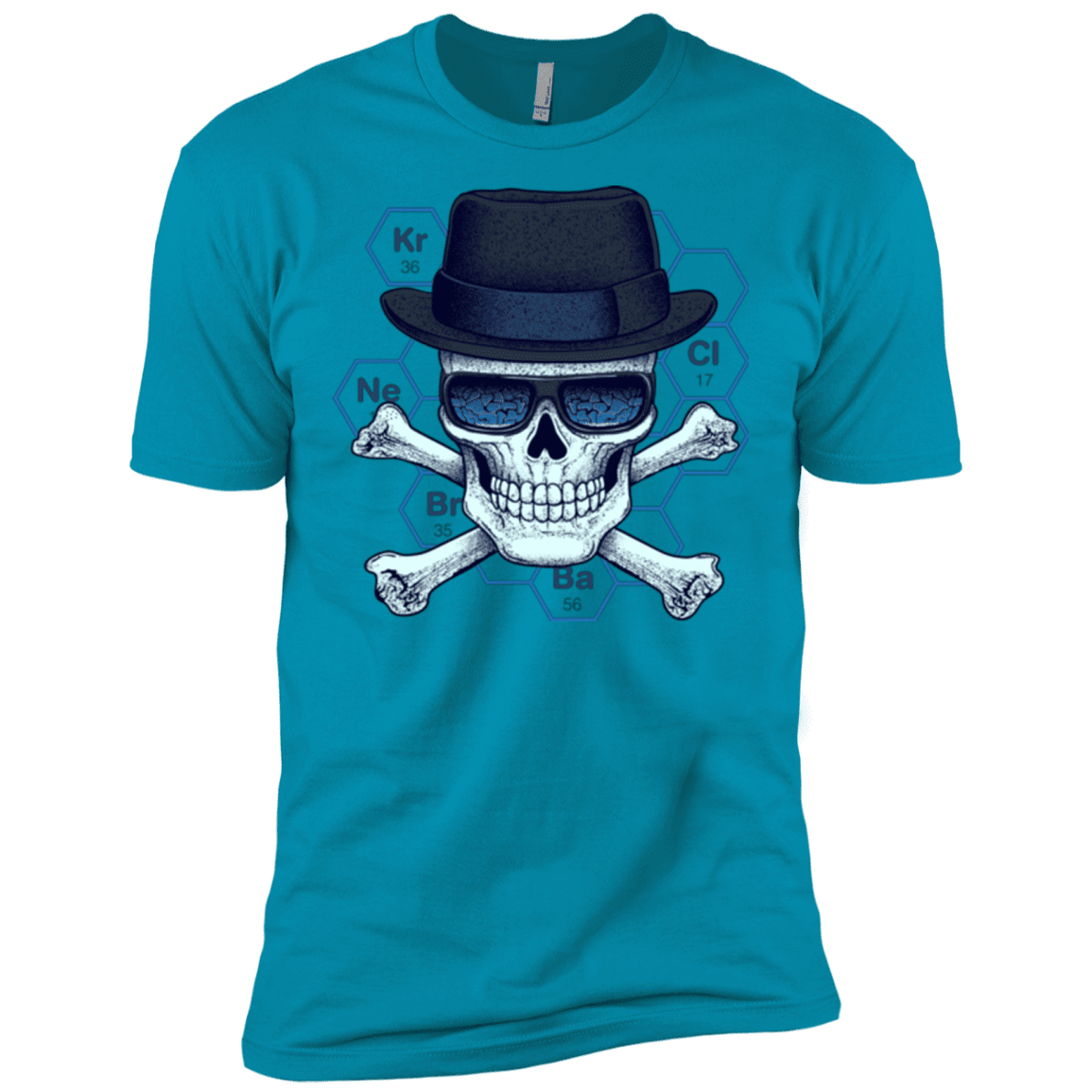 T-Shirts Turquoise / X-Small Chemical head Men's Premium T-Shirt