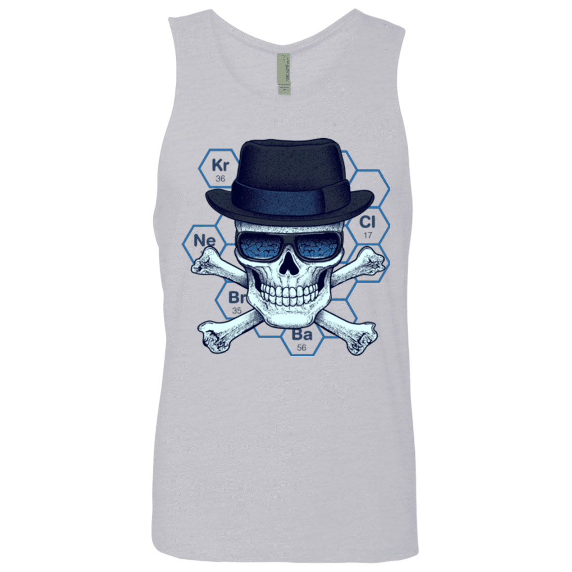 T-Shirts Heather Grey / Small Chemical head Men's Premium Tank Top