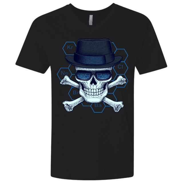 T-Shirts Black / X-Small Chemical head Men's Premium V-Neck