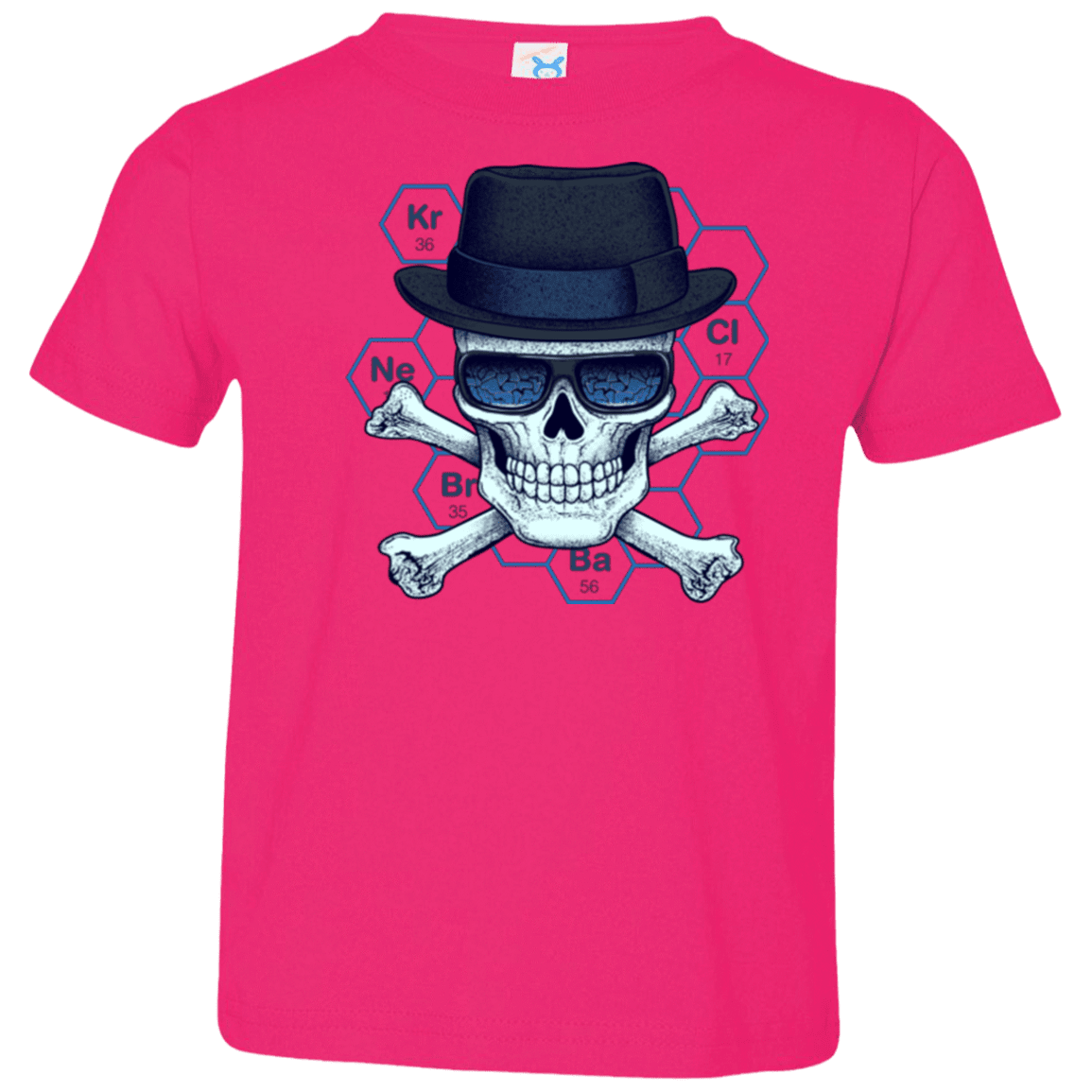 T-Shirts Hot Pink / 2T Chemical head Toddler Premium T-Shirt
