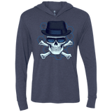 T-Shirts Vintage Navy / X-Small Chemical head Triblend Long Sleeve Hoodie Tee