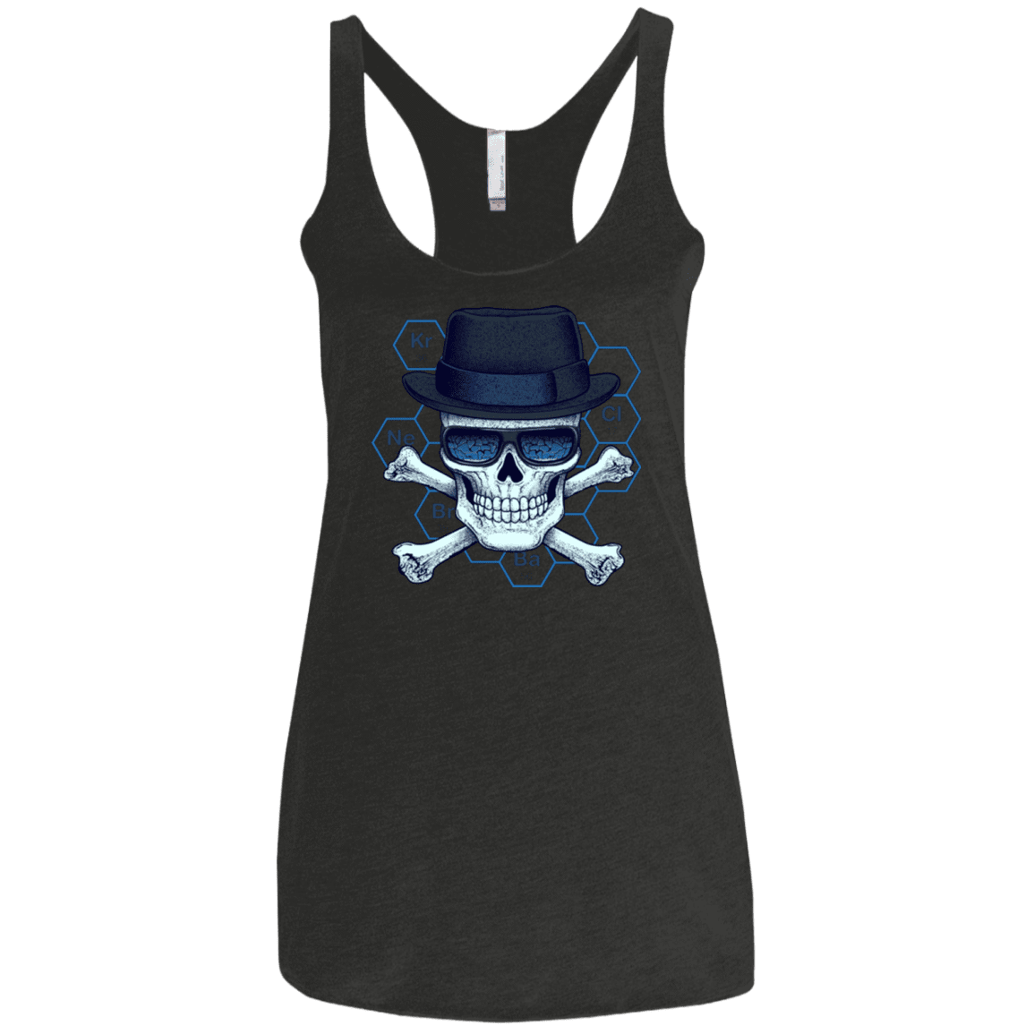 T-Shirts Vintage Black / X-Small Chemical head Women's Triblend Racerback Tank