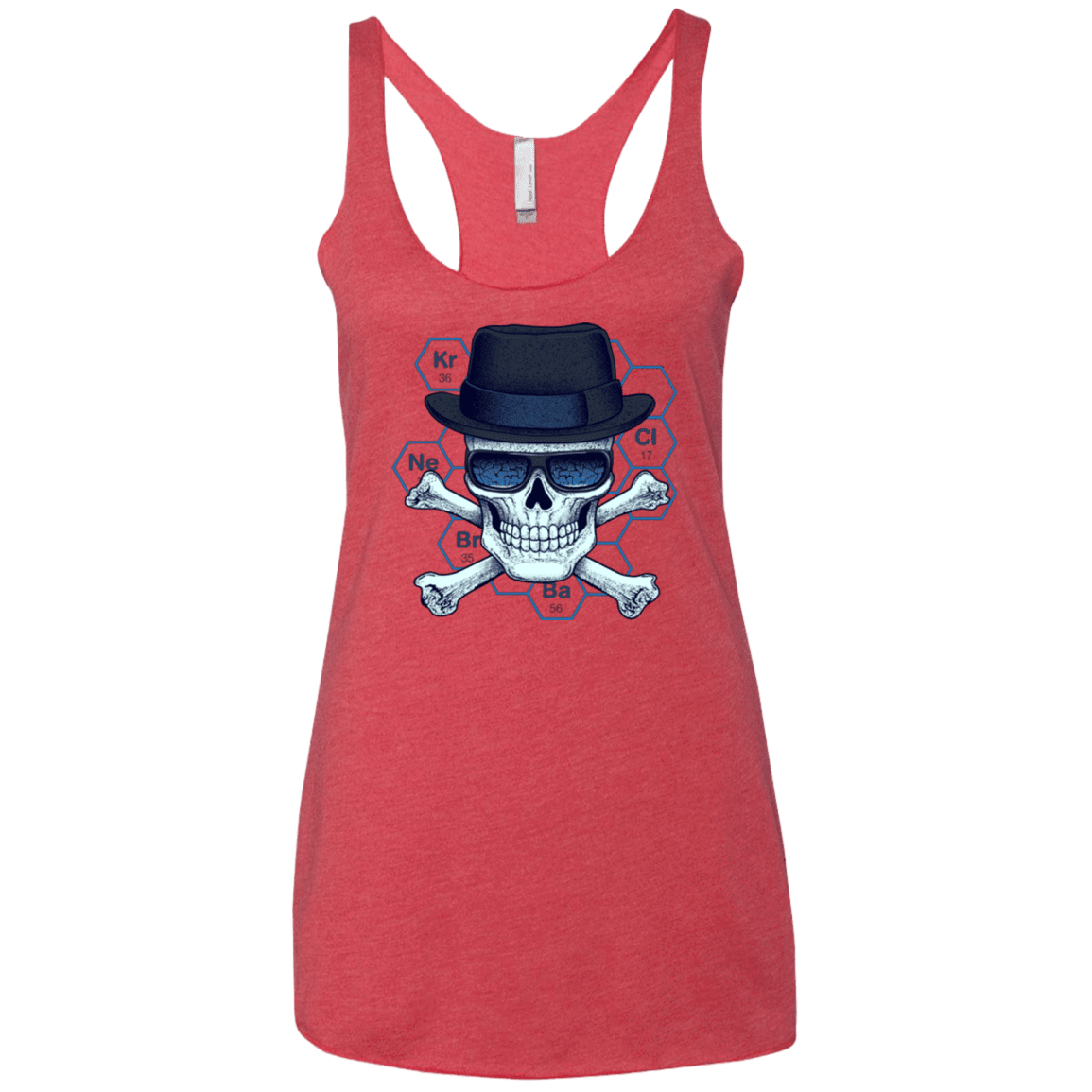 T-Shirts Vintage Red / X-Small Chemical head Women's Triblend Racerback Tank