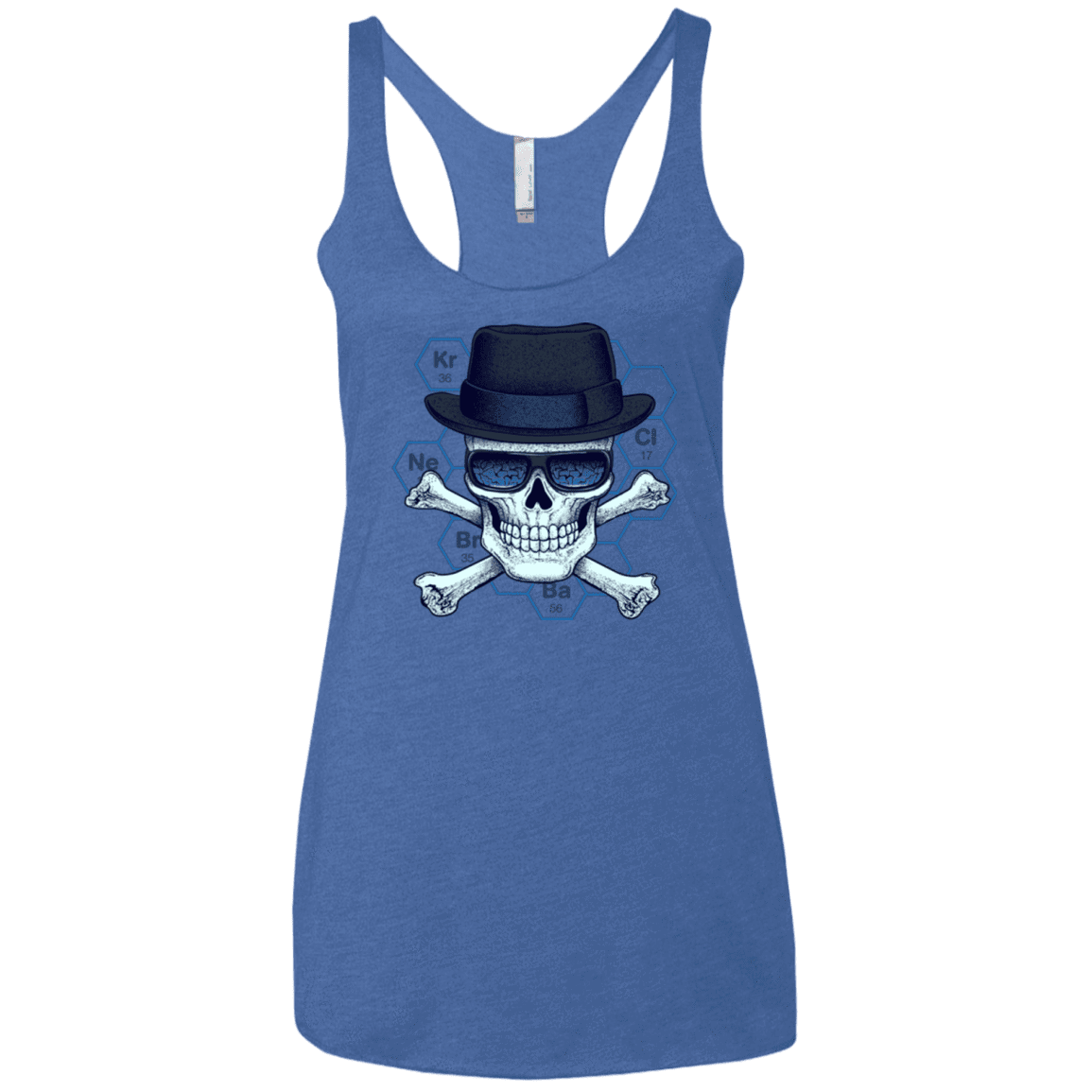 T-Shirts Vintage Royal / X-Small Chemical head Women's Triblend Racerback Tank