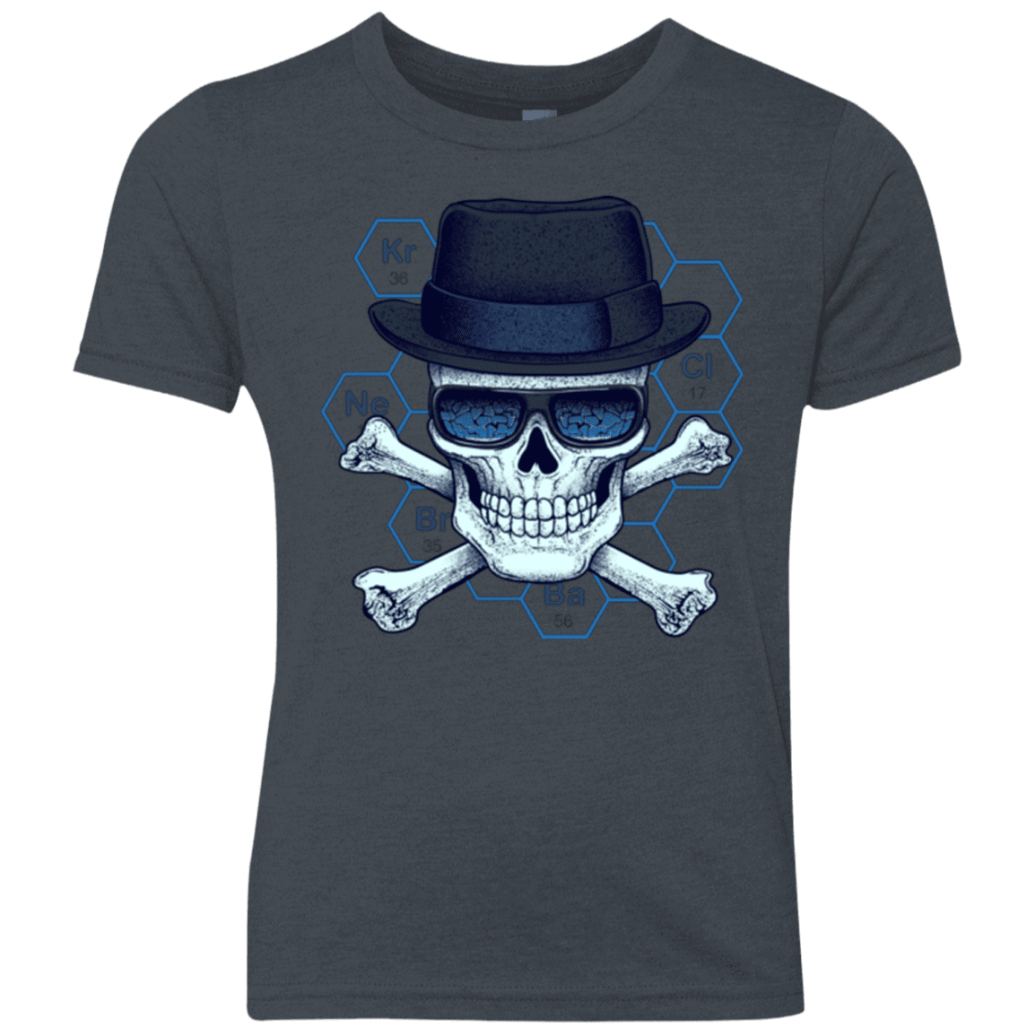 T-Shirts Vintage Navy / YXS Chemical head Youth Triblend T-Shirt