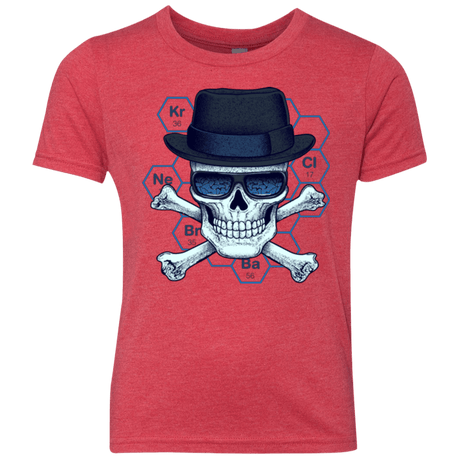 T-Shirts Vintage Red / YXS Chemical head Youth Triblend T-Shirt