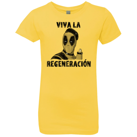 T-Shirts Vibrant Yellow / YXS Chemichangas Girls Premium T-Shirt