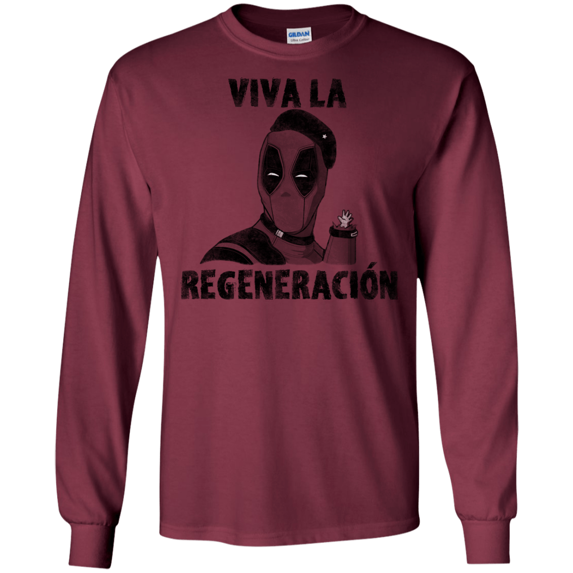 T-Shirts Maroon / S Chemichangas Men's Long Sleeve T-Shirt