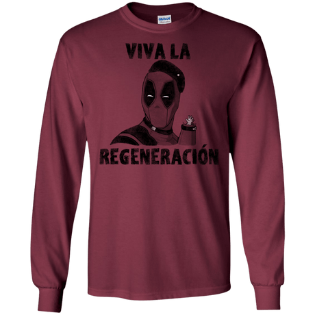 T-Shirts Maroon / S Chemichangas Men's Long Sleeve T-Shirt