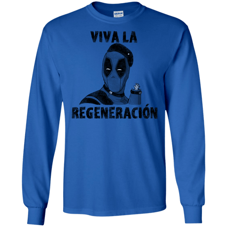 T-Shirts Royal / S Chemichangas Men's Long Sleeve T-Shirt