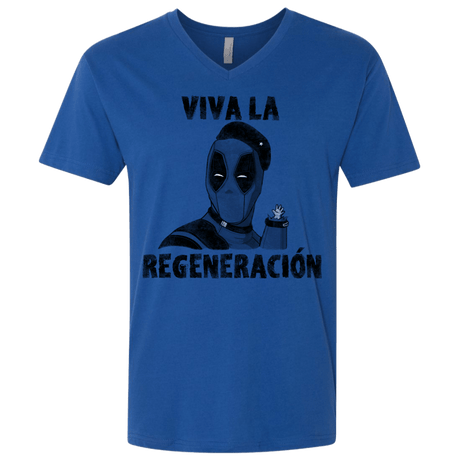 T-Shirts Royal / X-Small Chemichangas Men's Premium V-Neck
