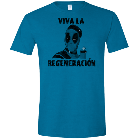 T-Shirts Antique Sapphire / S Chemichangas Men's Semi-Fitted Softstyle