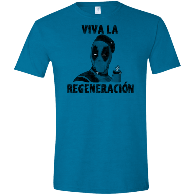 T-Shirts Antique Sapphire / S Chemichangas Men's Semi-Fitted Softstyle