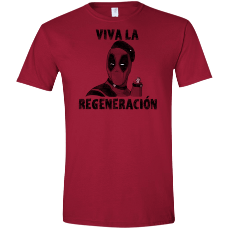 T-Shirts Cardinal Red / S Chemichangas Men's Semi-Fitted Softstyle