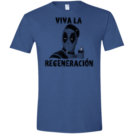 T-Shirts Heather Royal / X-Small Chemichangas Men's Semi-Fitted Softstyle