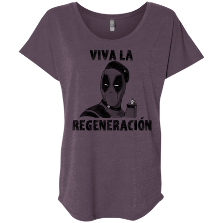 T-Shirts Vintage Purple / X-Small Chemichangas Triblend Dolman Sleeve