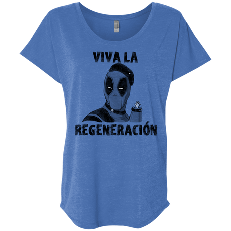 T-Shirts Vintage Royal / X-Small Chemichangas Triblend Dolman Sleeve