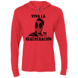 T-Shirts Vintage Red / X-Small Chemichangas Triblend Long Sleeve Hoodie Tee