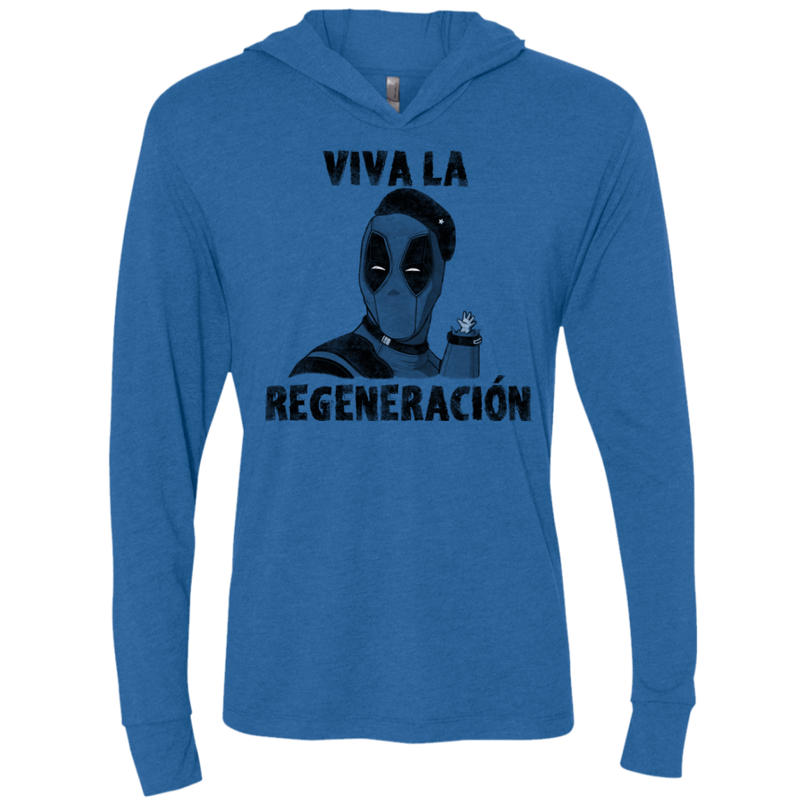 T-Shirts Vintage Royal / X-Small Chemichangas Triblend Long Sleeve Hoodie Tee