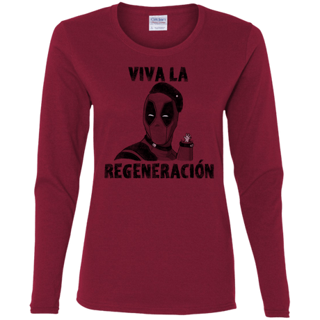 T-Shirts Cardinal / S Chemichangas Women's Long Sleeve T-Shirt