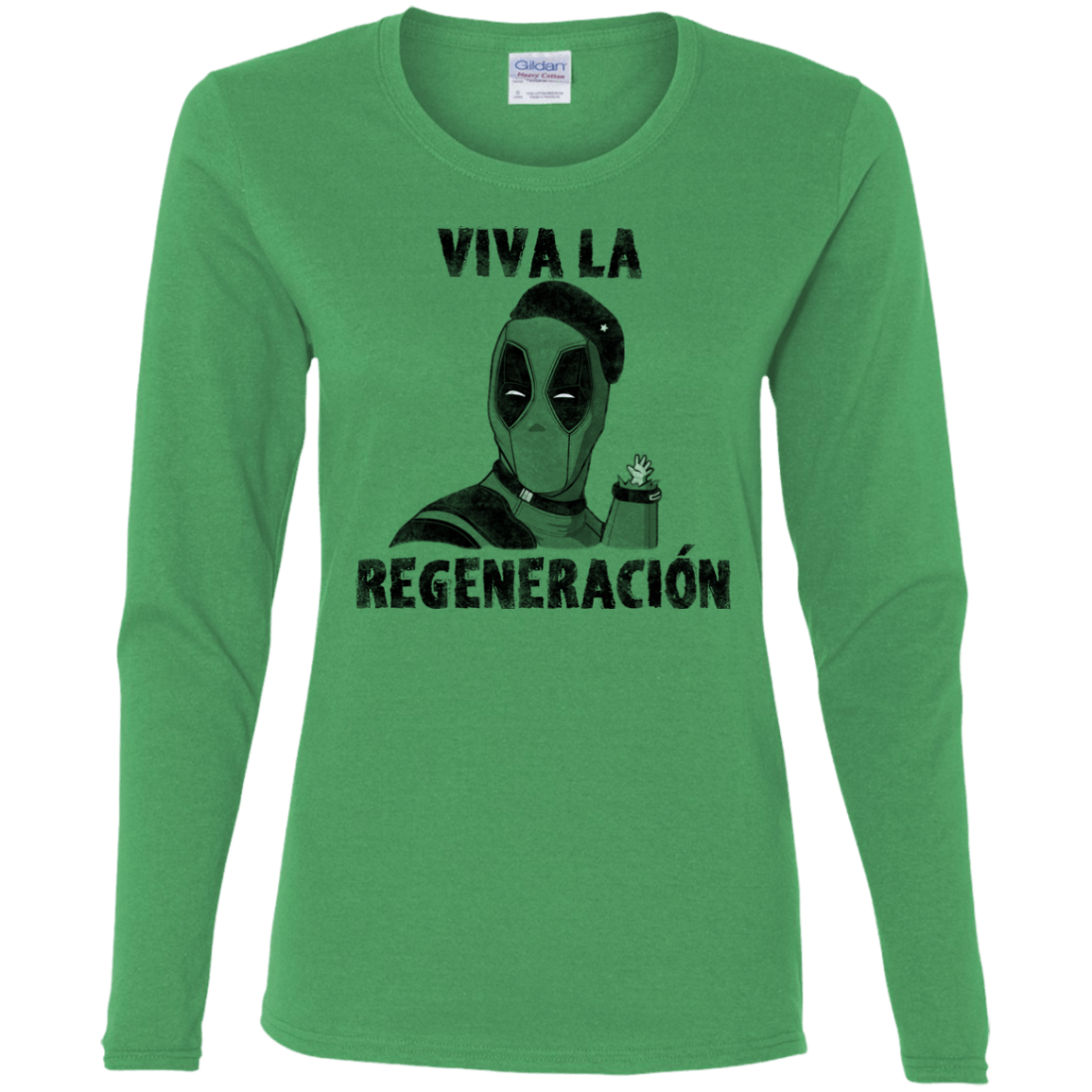 T-Shirts Irish Green / S Chemichangas Women's Long Sleeve T-Shirt