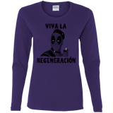 T-Shirts Purple / S Chemichangas Women's Long Sleeve T-Shirt
