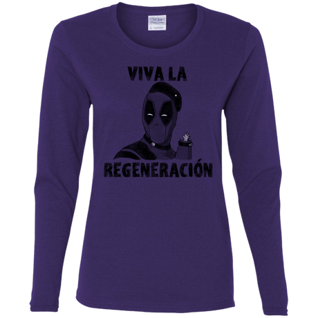 T-Shirts Purple / S Chemichangas Women's Long Sleeve T-Shirt