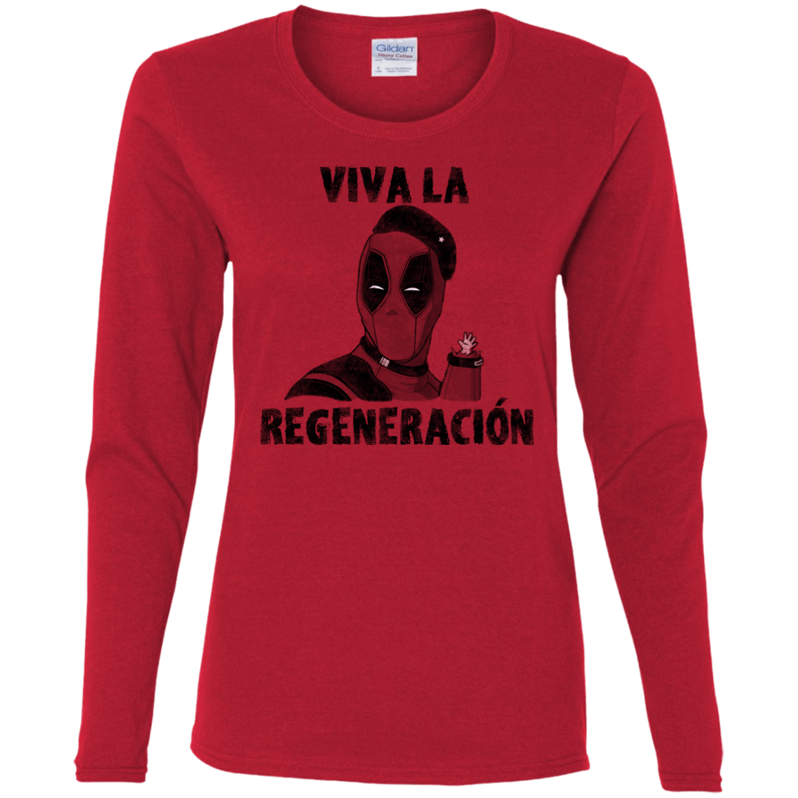 T-Shirts Red / S Chemichangas Women's Long Sleeve T-Shirt