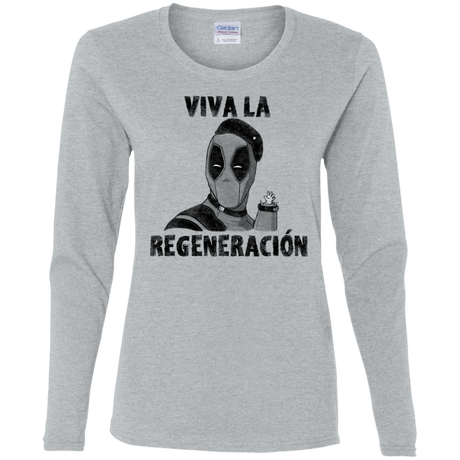 T-Shirts Sport Grey / S Chemichangas Women's Long Sleeve T-Shirt