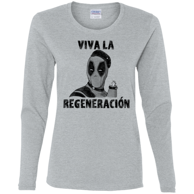 T-Shirts Sport Grey / S Chemichangas Women's Long Sleeve T-Shirt