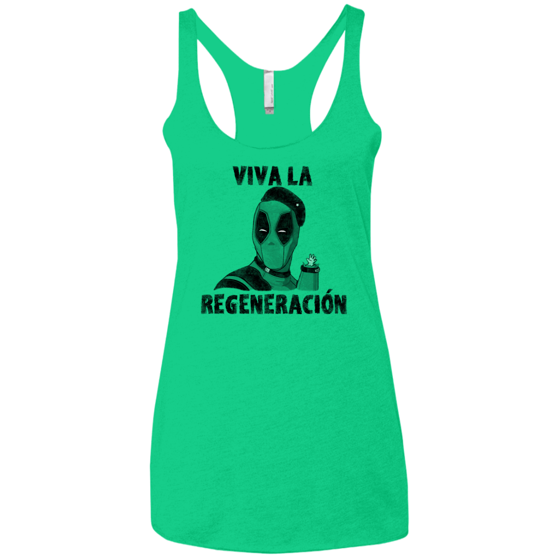 T-Shirts Envy / X-Small Chemichangas Women's Triblend Racerback Tank