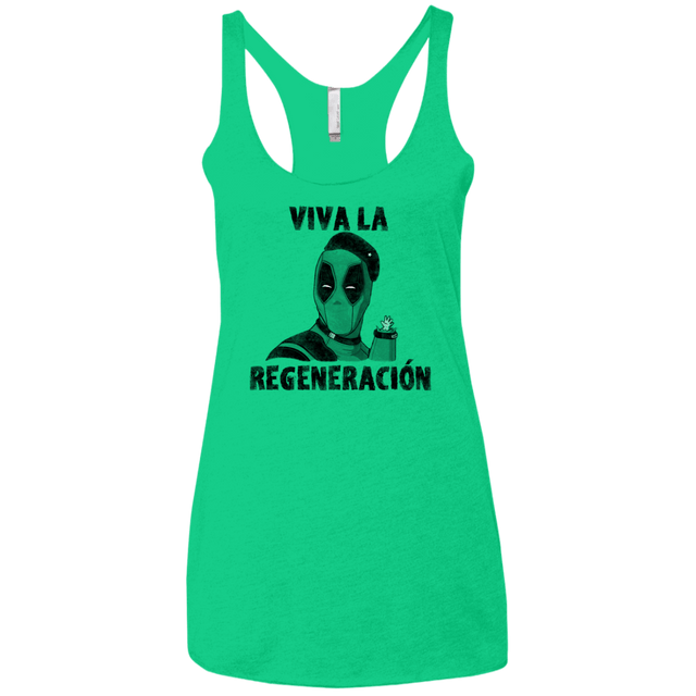 T-Shirts Envy / X-Small Chemichangas Women's Triblend Racerback Tank