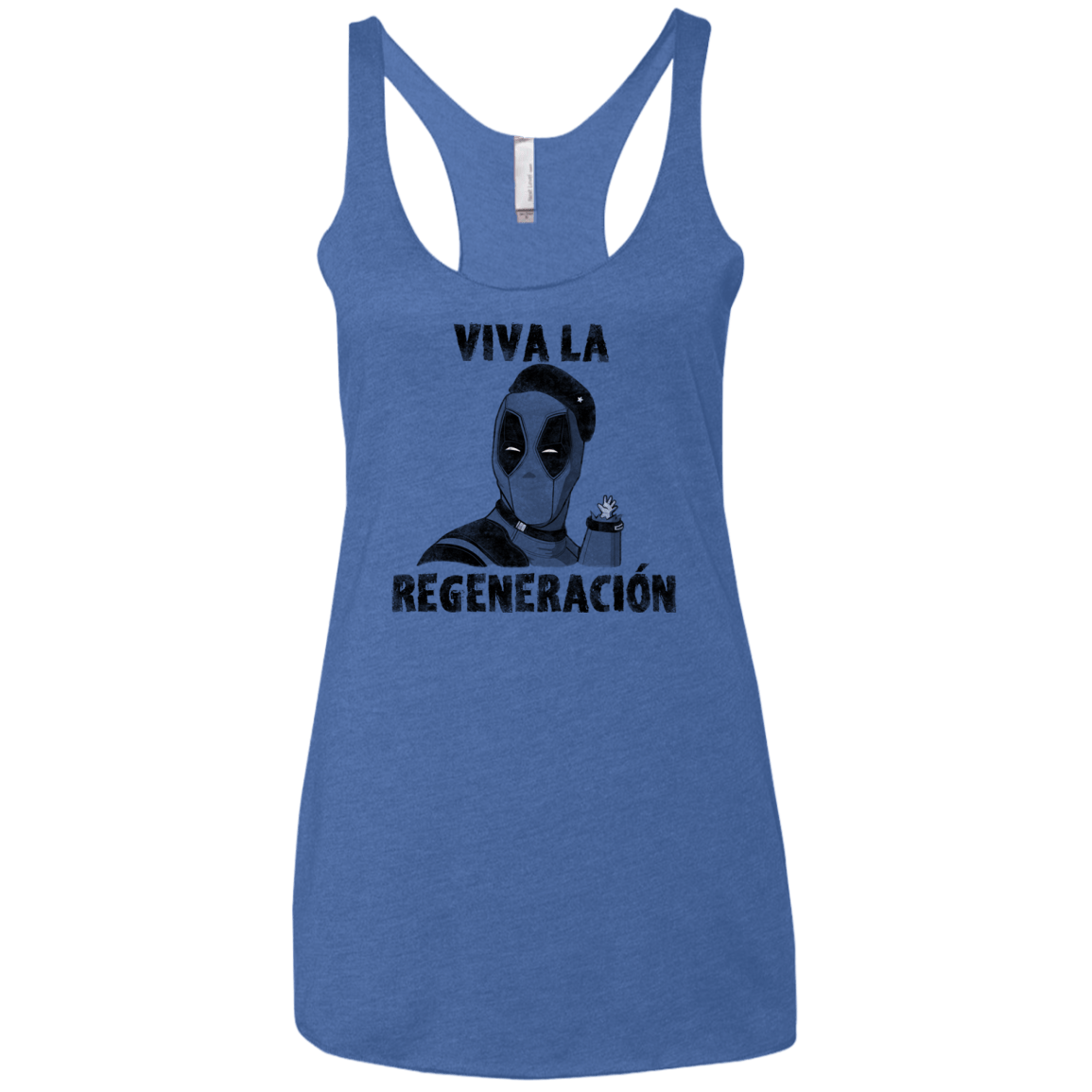 T-Shirts Vintage Royal / X-Small Chemichangas Women's Triblend Racerback Tank